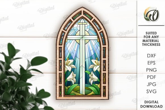 Christian Stained Glass Window: A Unique Graphics Craft