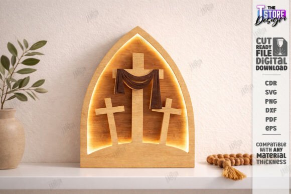 Easter Night Light: A Laser Cut LED Design for Spring