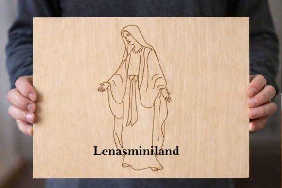 Laser Engraving Virgin Mary Line Art: A Designer's Review