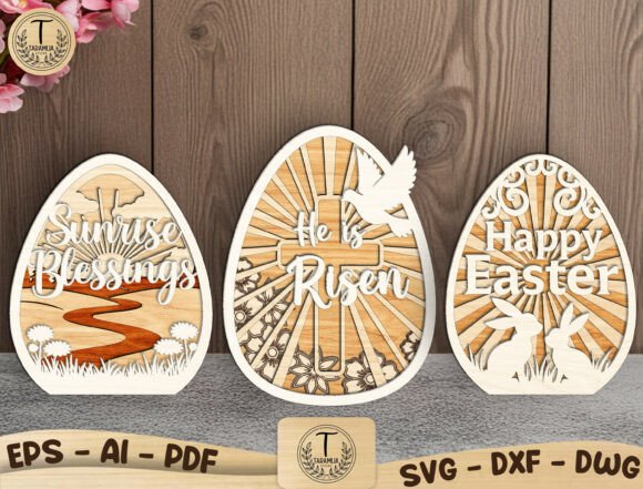 Religious Easter Egg SVG Bundle for Spring Amp Laser Cutting
