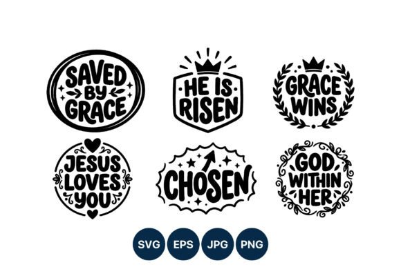 Religious Hand Lettered Quotes: Perfect for Branding and Packaging
