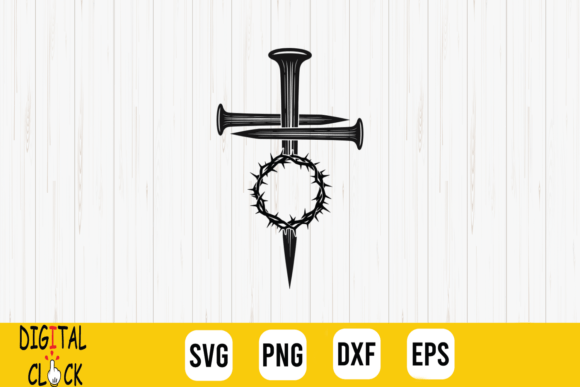 Review: Faith Cross Nails Crown of Thorns Graphics for Crafts
