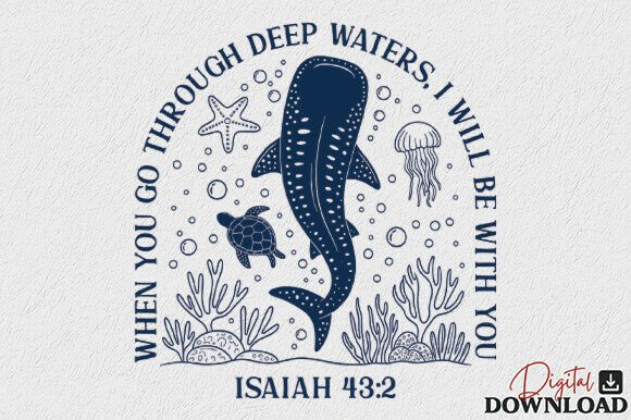 When You Go Through Deep Waters SVG: A Design Review